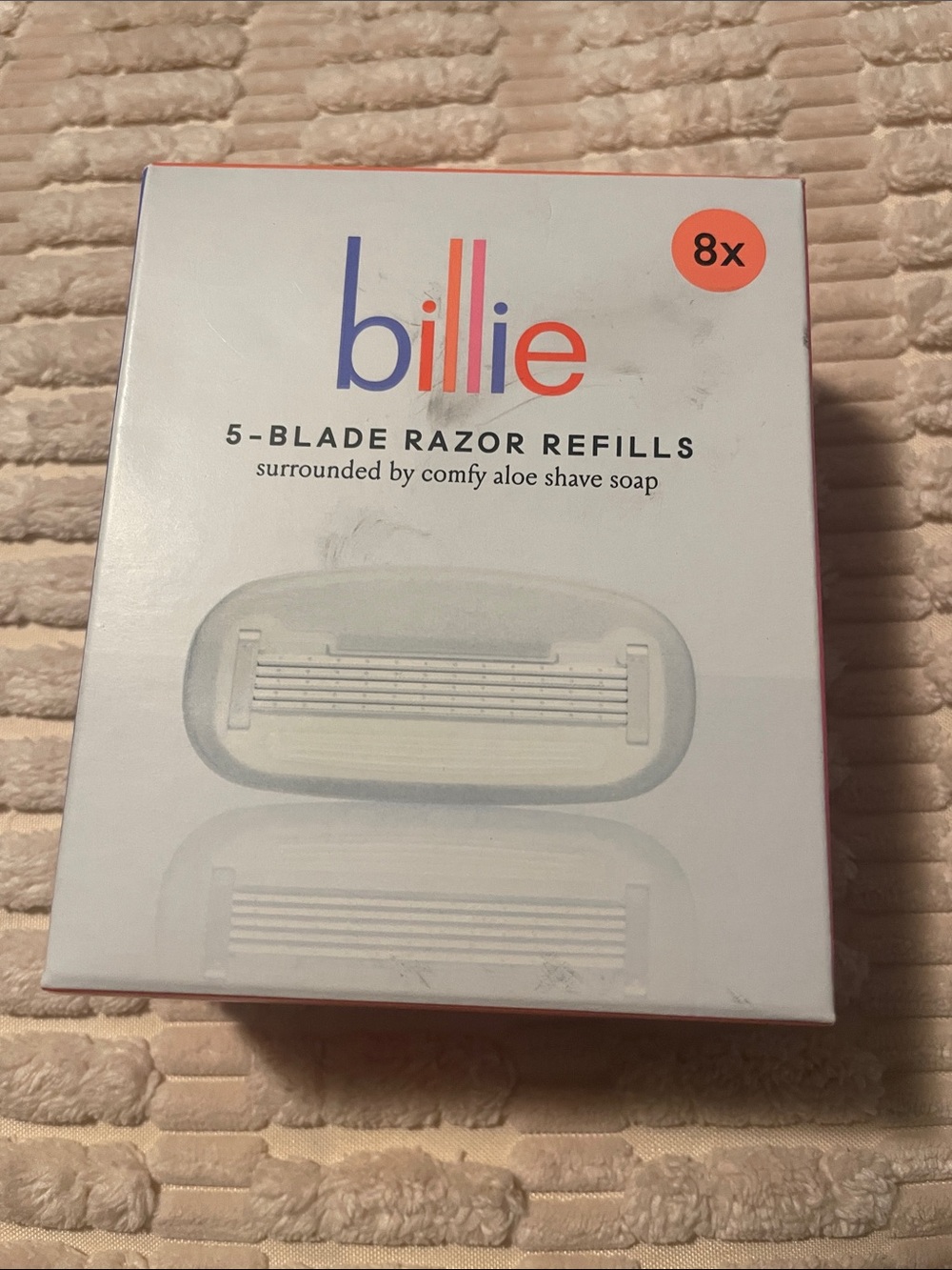 billie 5-Blade Razor Refills - White (8 Pack)